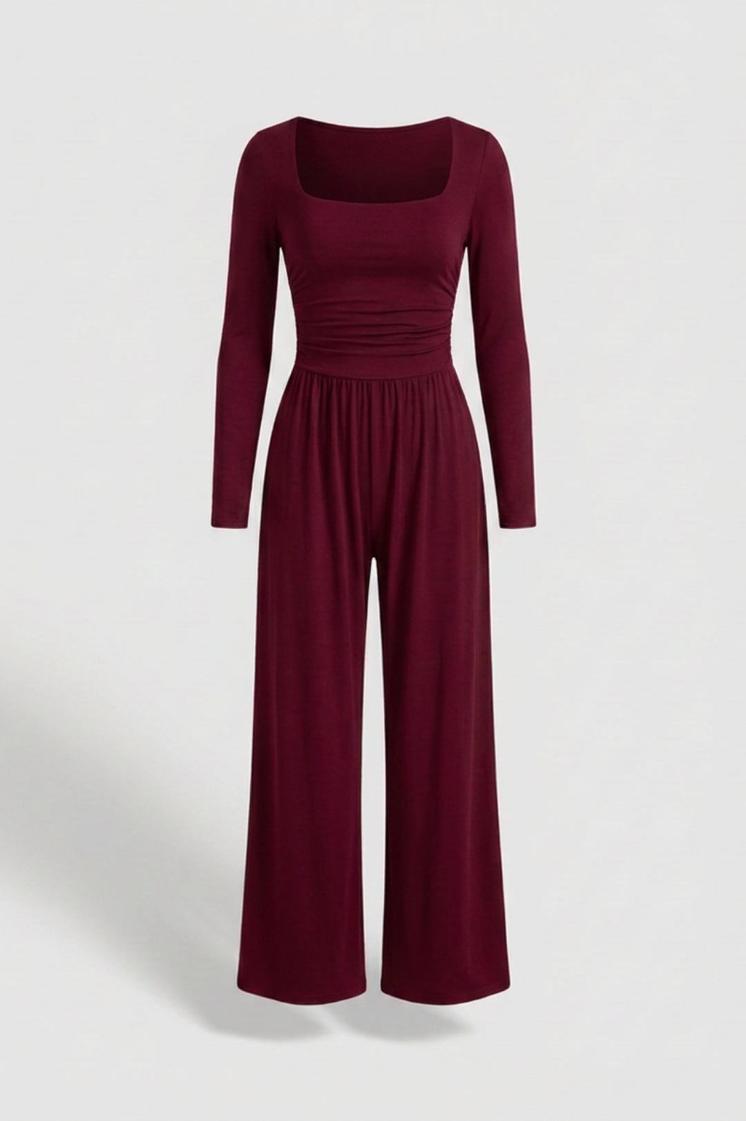 Women's Matching Set | Square Neck Top | Black Co-Ord Set